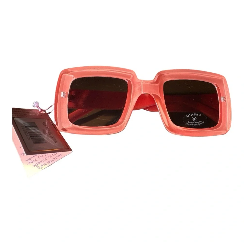 Powder Polly Sunglasses‎ Coral UV Protection NWT